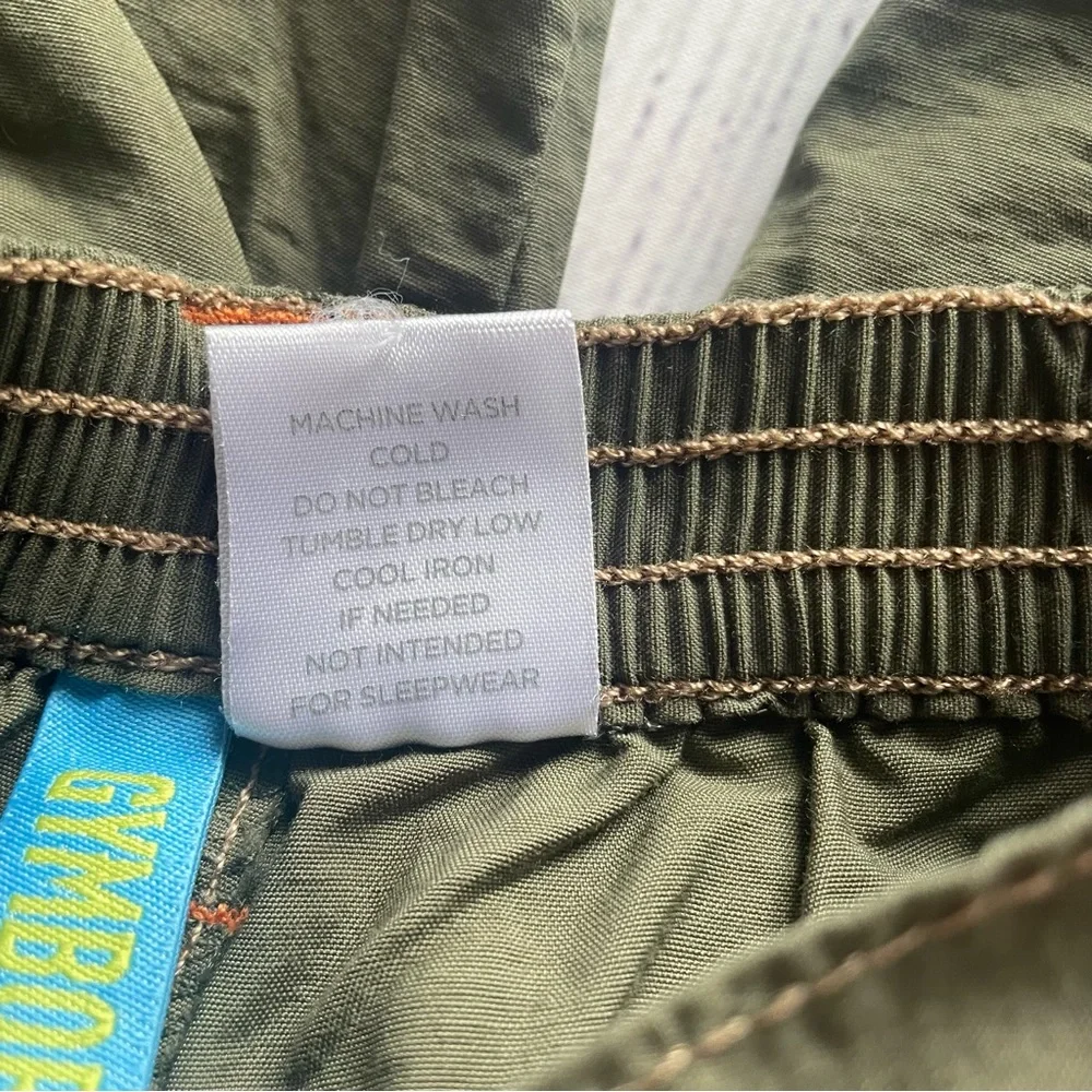 Gymboree Green Cargo Pants size 6-12 months